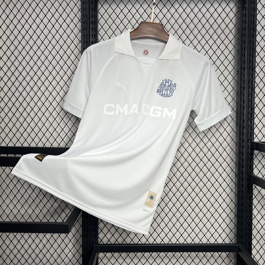 OLYMPIQUE DE MARSEILLE EDICIÓN ESPECIAL 125° AÑOS WHITE 24/25 HOMBRE