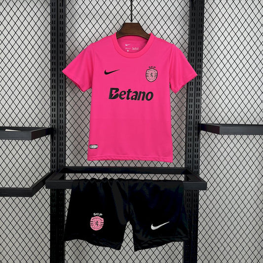 SPORTING LISBOA EDICIÓN ESPECIAL OCTUBRE ROSA 24/25 CONJUNTO INFANTIL